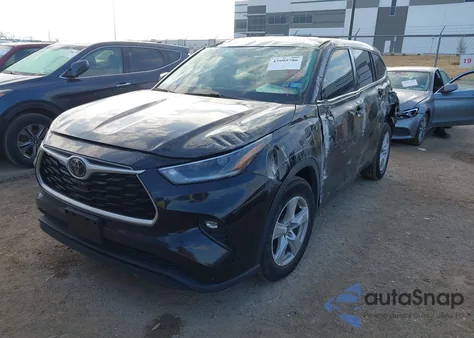 2021 Toyota Highlander Le from USA, damaged, VIN 5TDZZRAH8MS058625